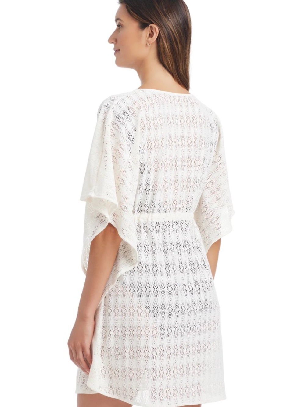 Bleu Rod Beattie Sunkissed Crochet Caftan Beach Cover Up - Picture 2 of 7